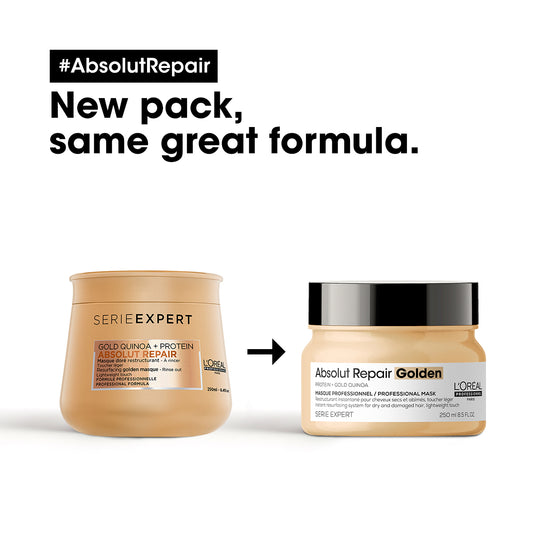 L'Oreal Absolut Repair Masque Gold Fine Hair  250ml