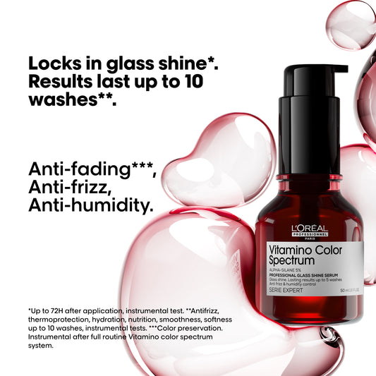 L'Oréal Professionnel Vitamino Color Spectrum Glass Shine Serum for Colour-Treated Hair - 50ml