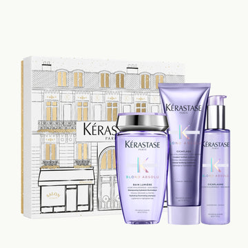 Kérastase Blond Absolu Full Revitalizing Gift Set for Lightened and Highlighted Hair  - Complimentary Shampoo