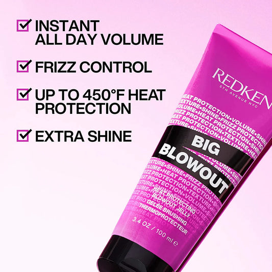Redken Big Blowout - Volumising Heat Protecting Blowout Gel 150ml