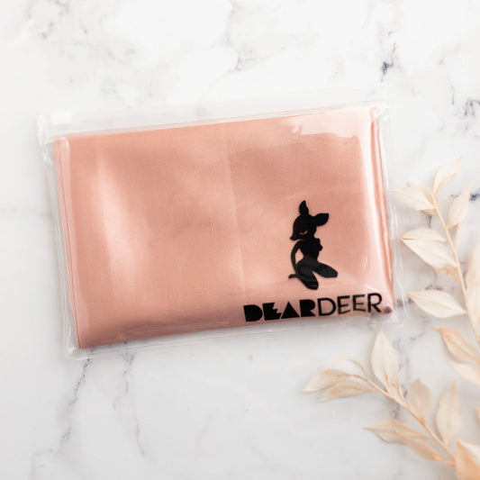 BLUSH SATIN PILLOW SLIP - STANDARD