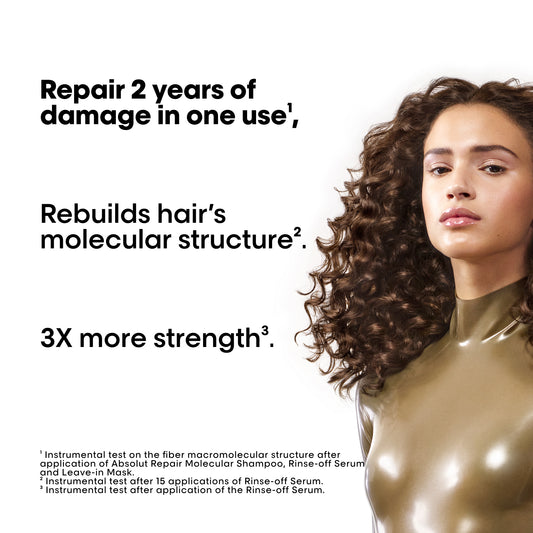 L'Oréal Professionnel Absolute Repair Molecular Rinse Off Hair Serum for Damaged Hair - 250ml