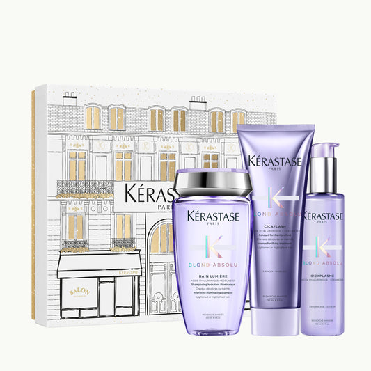 Kérastase Blond Absolu Full Revitalizing Gift Set for Lightened and Highlighted Hair  - Complimentary Shampoo