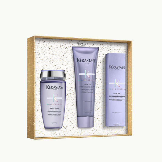 Kérastase Blond Absolu Full Revitalizing Gift Set for Lightened and Highlighted Hair  - Complimentary Shampoo