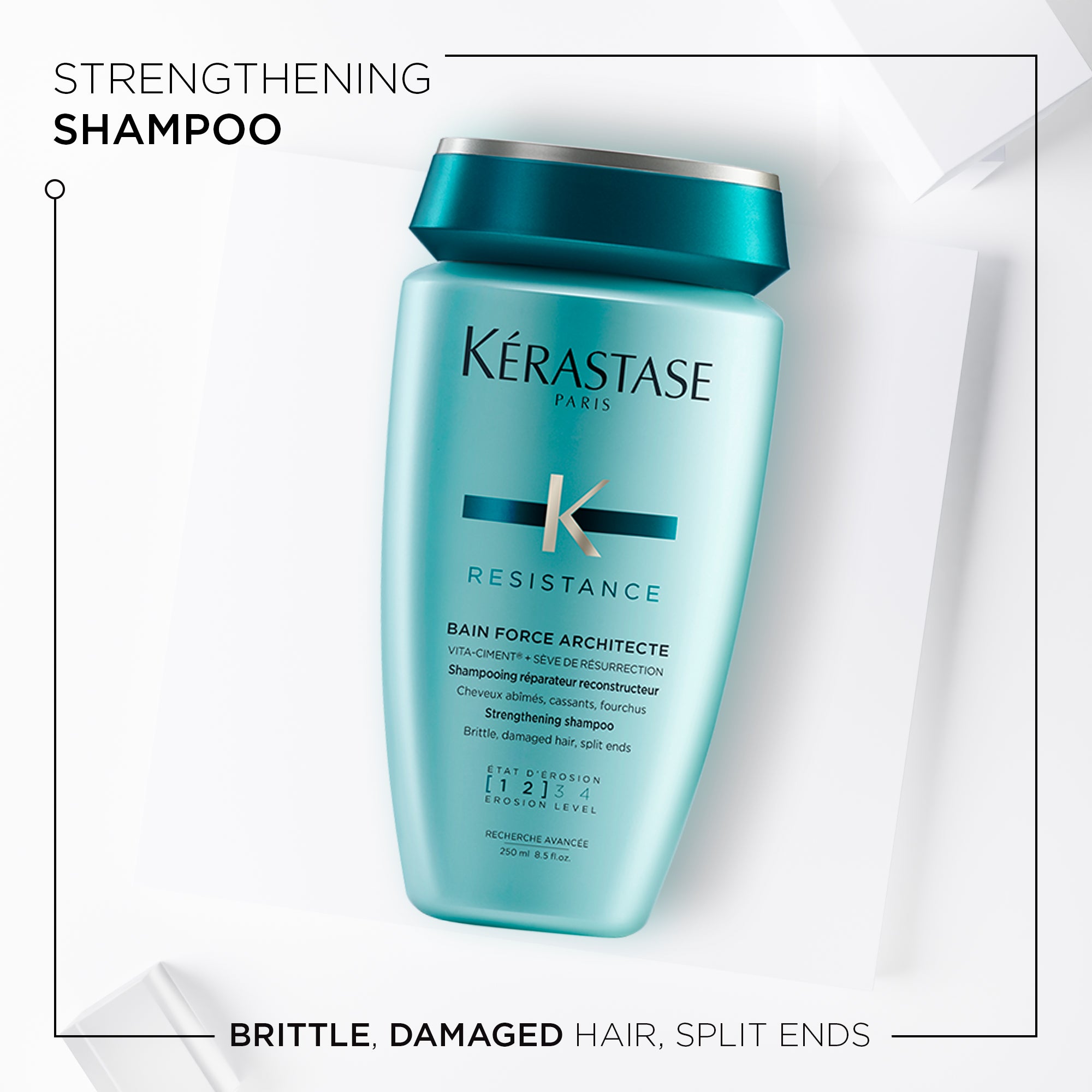 Resistance Bain Force Architecte Shampoo for Damaged Hair 250ml