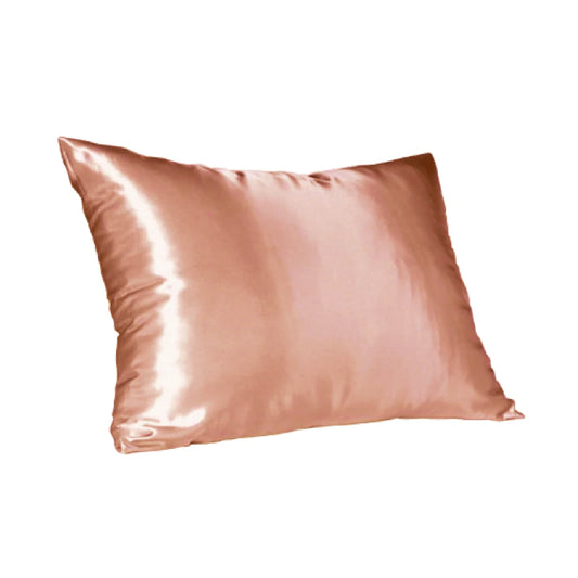 BLUSH SATIN PILLOW SLIP - STANDARD